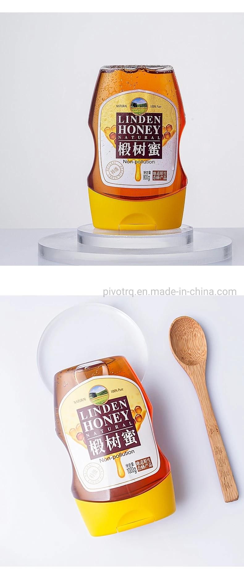 300g Food Grade BPA Free Plastic Honey Squeeze Bottle for Packing Honey Syrup Sauce