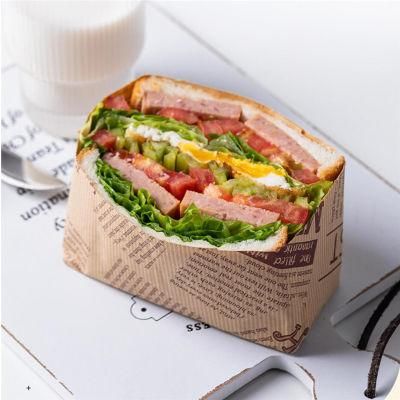 Deli Wrap Sheets Food Butter Greaseproof Burger Wrapping Paper