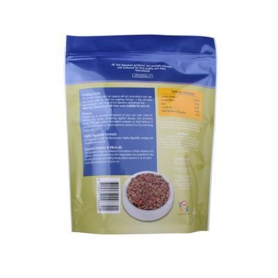 100% Biodegradable Zipper Customized Printed Pet Food Bag