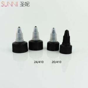 Good Quality 28-410 Black Clear Plastic Hair Caps Twist Cap