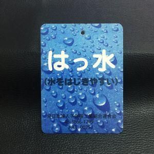 Standard Size Blue Printed Cardboard Hang Tag