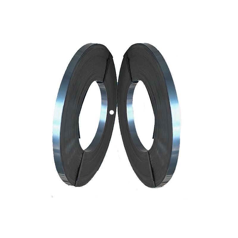 Customized Baked Blue Cold Rolled Packing Belt Galvanized High Carbon Steel Strip