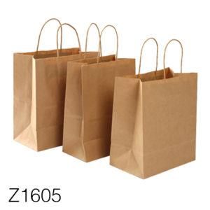 Z1605 Packing Die Cut Handle Paper Bagscheap Custom Printed Luxury Retail Paper Shopping Bag, Low Cost Paper Bag
