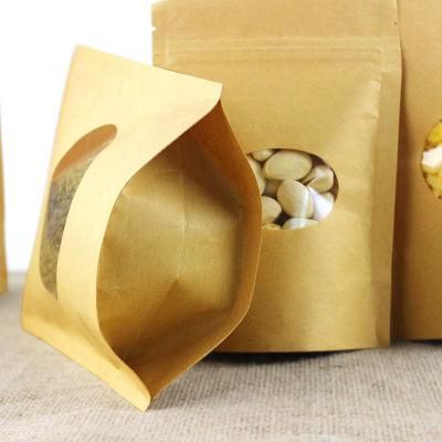 Natural Kraftpaper Reclosable Packing Bags