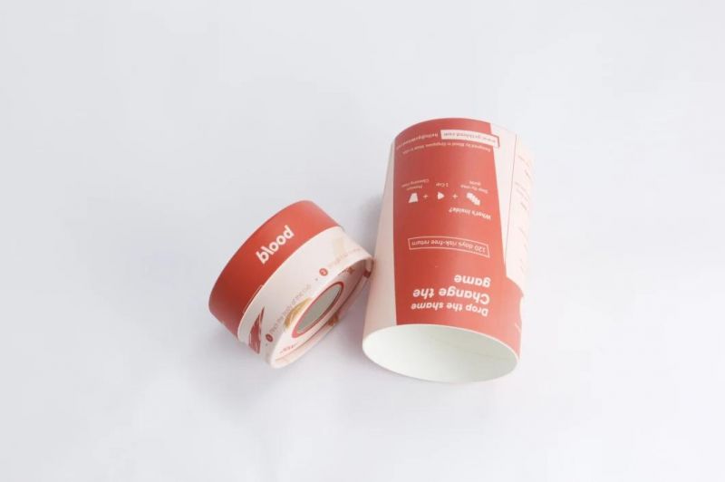 Women Sanitary Napkins Period Product Menstural Cup Packaging Tube Box