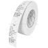 Custom Made Brand Logo White Paper Roll Hang Tag