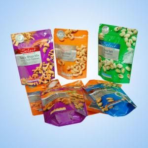 Plastic Standing Dry Food Packaging with Zipper