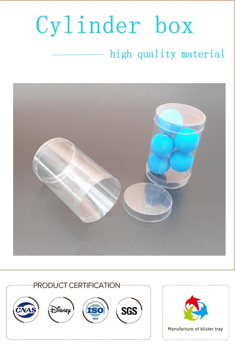 Direct Sales Tube Packaging Clear Plastic Cylinder Box