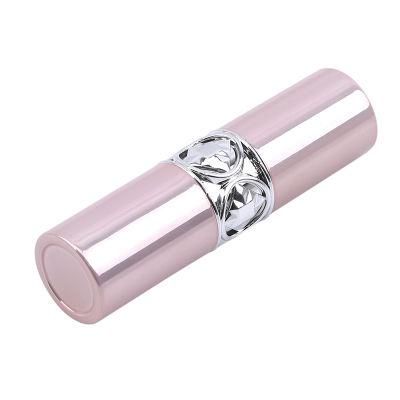 New High Grade Pink Color Empty Lipstick Tube Heigh Quality Hot Sale Luxury Women Lip Balm Maquiagem Container Bottles
