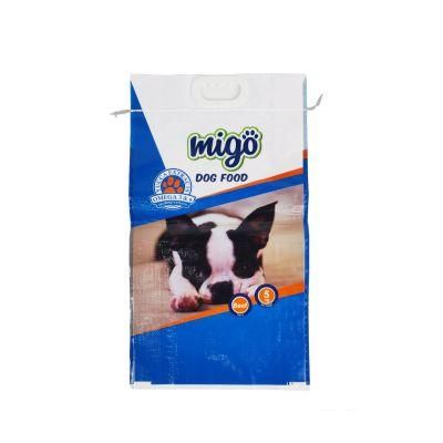 Customized Logo Printed BOPP Dog Food Packed Animal Feed PP Laminated Woven Bags