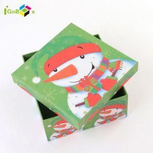 Christmas Cardboard with Ribbon High Quality Christmas Boxes Packaging