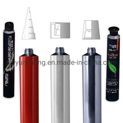 All Purpose Empty Aluminium Tubes with Sealed and Opened Nozzle, Collapsible Aluminium Tube with Cap for Packing Cosmetics Hair Dyes
