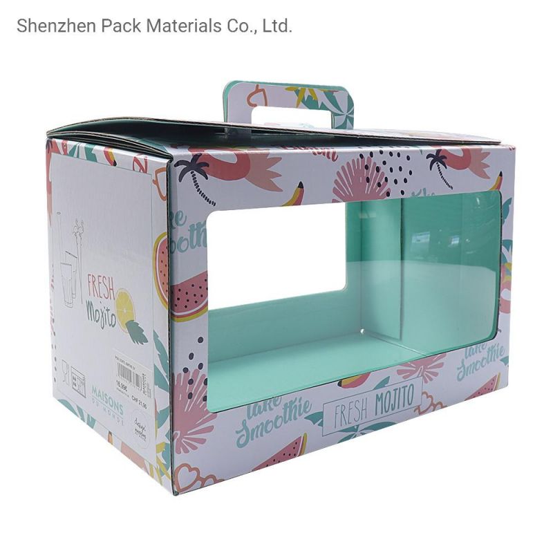 Cardboard Wholesale Custom Corrugated Electronic Embossing Tuck Food Grade Box Jewelry/Daily Necessities/Sock/Shoes/Garment/Shipping Parcel