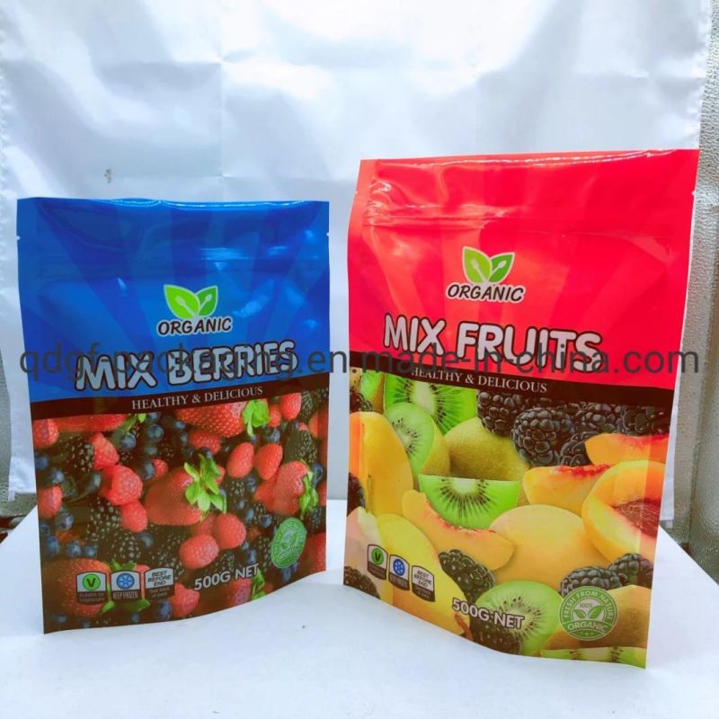 Printed Laminated Plastic Packaging Bags for Frozen Fruit and Vegetable