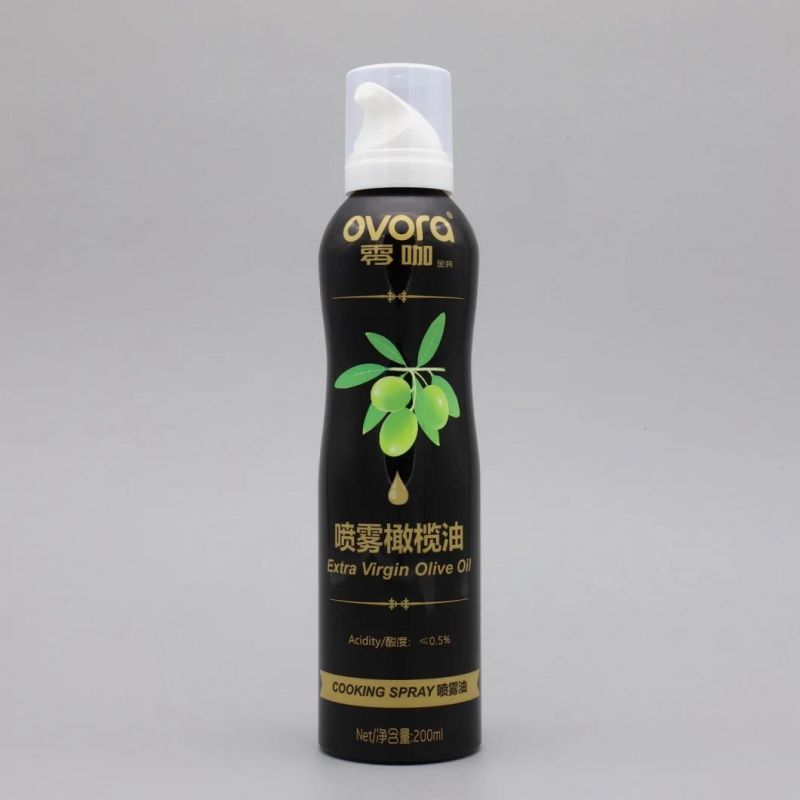 White Color Aerosol Actuator for Olive Oil