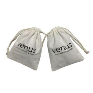 Quality Canvas Bag Gift Packaging Bag Drawstring Bag with Custom Logo