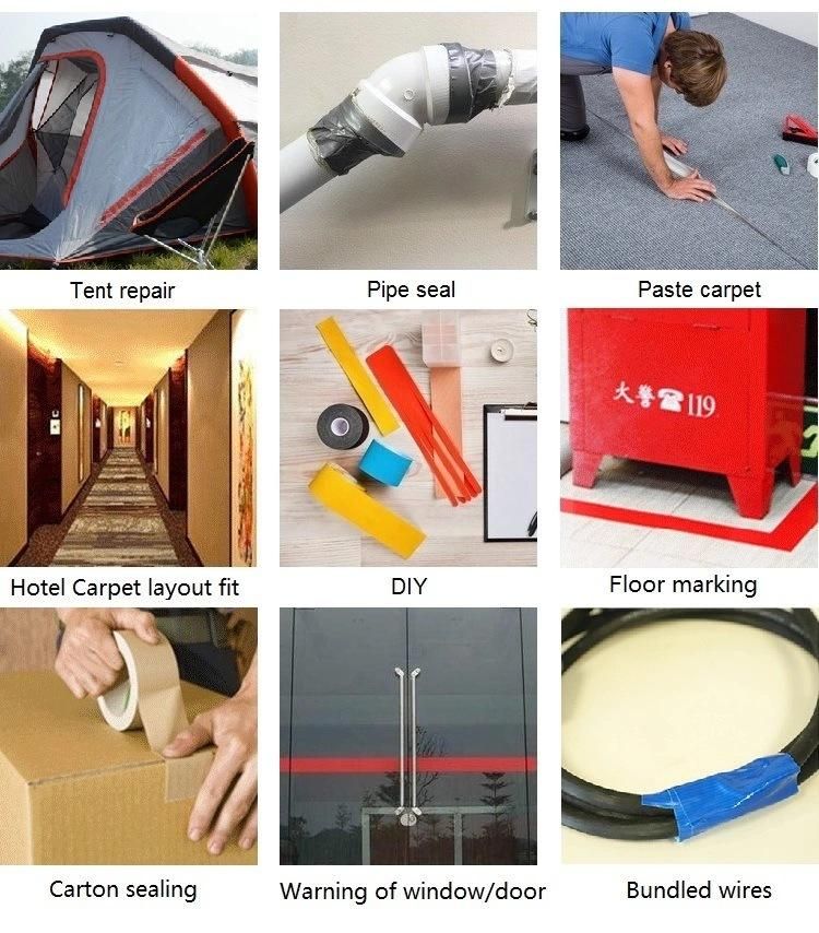 Super black, sliver, white of cloth tape with high quality for heavy duty packing