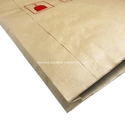 Paper Materials Bags Cement Fertilizer Feed Rice Bags 25kg 50kg 20kg