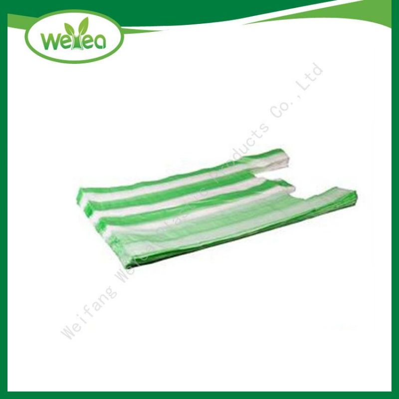 Factory Cheap Plastic Candy Strip Bags and Block T-Shirt Bags