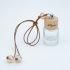High Quality Low MOQ 5ml 10ml Car Hanging Auto Air Vent Wooden Cap Empty Glass Diffuser Perfume Bottle