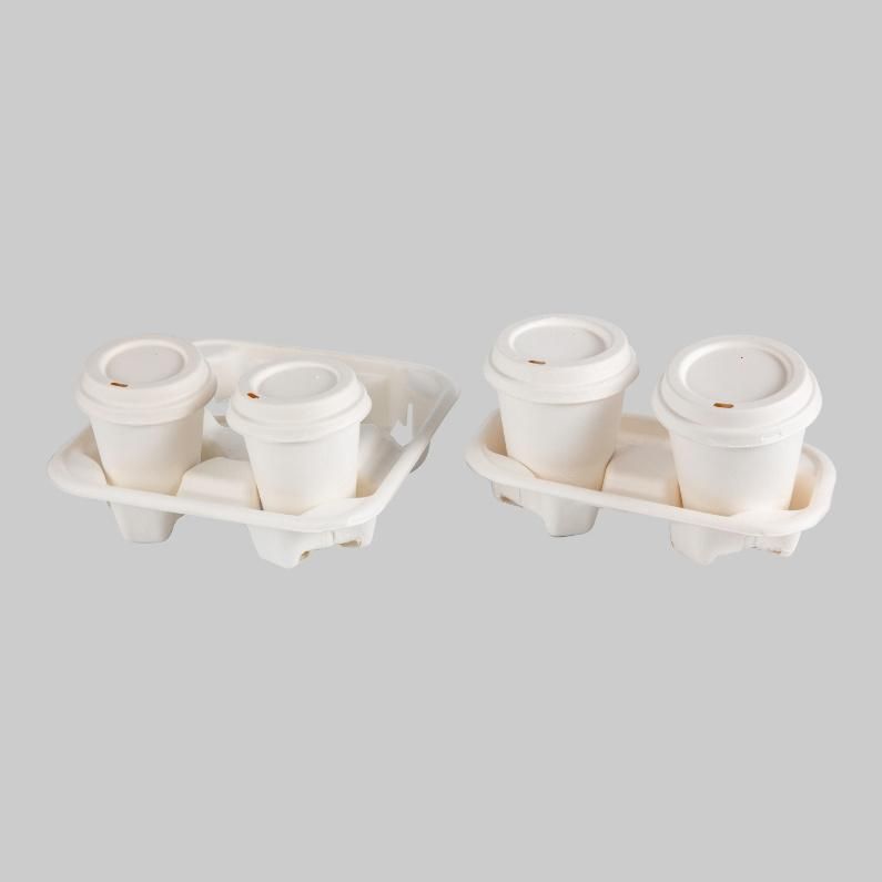 Custom 8oz 12 Oz 16oz Compostable Eco Friendly Sugarcane Bagasse Single Wall Disposable Paper Coffee Cup Hot Biodegradable Drink Cup