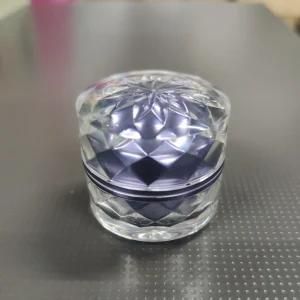 Luxury 7g Fashion Double Wall Face Cream Jar Acrylic Plastic Jar with Lining Lid