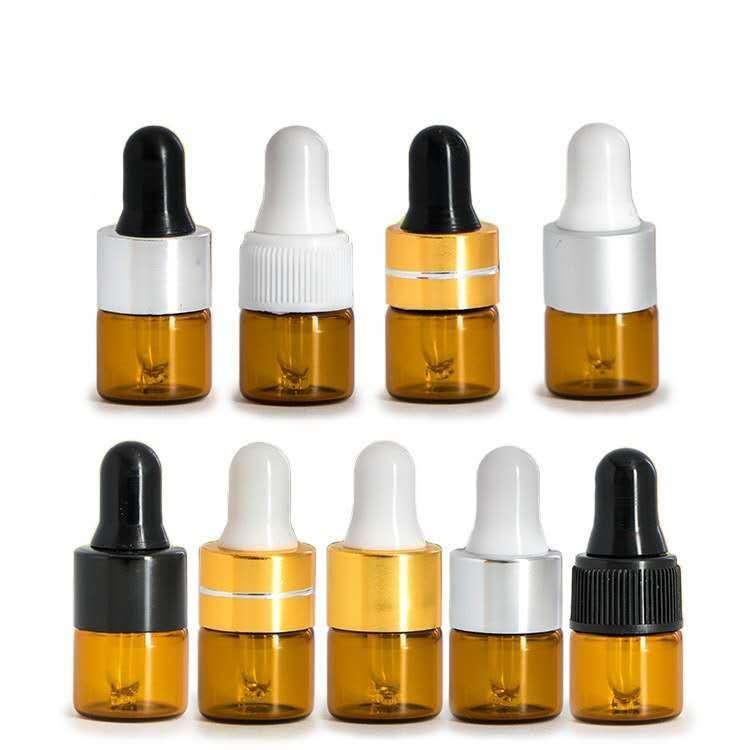 1ml 2ml 3ml Essence Oil Glass Bottle Raw Liquid Vial