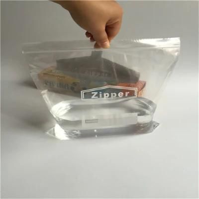 Leak Proof Writable Transparent Food Grade Zipper Bag