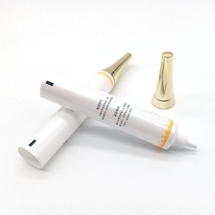 Cosmetics Cream Lotion Eye Cream Plastic Tube with Golden Cap