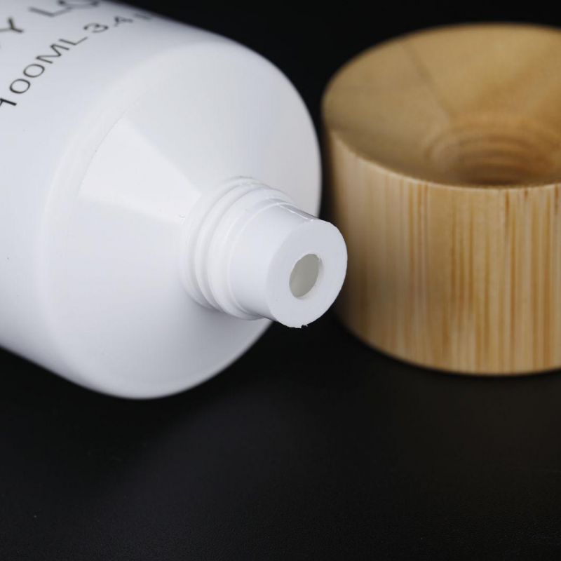 100ml Natural Skincare Packaging Textured Matte Finishing Empty Face Wash Tubes Cosmetic Plastic Tubes with Silver Screw Cap