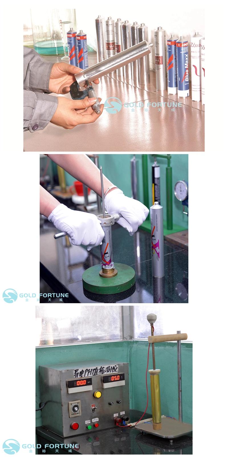 Recycable Aluminum Collapsible Tube for Adhesive Glue