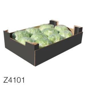 Z4101 Lettuce Carton Box Custom Recycled Large Cheap Corrugated Fruit Banana Packing Cartons Boxes