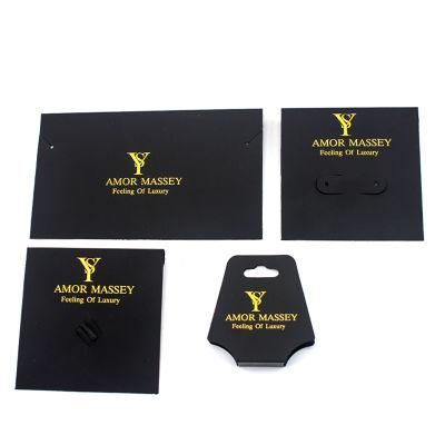 Back Holder Design Placing Hanging Plastic Earring Display Tag