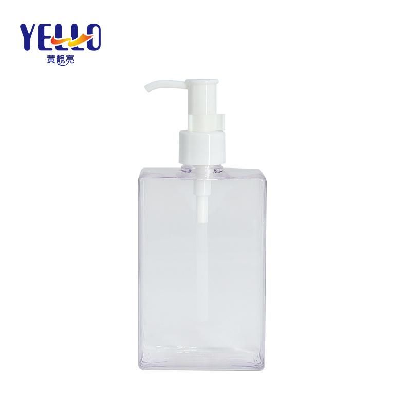 Silk Printing 300ml PETG Square Hand Wash Empty Bottles