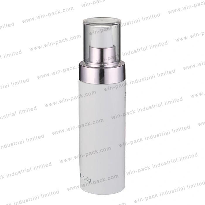 150ml White Round Plastic Potion Personal Care Lotion Bottle with Label Printing