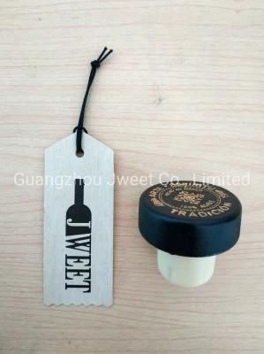 Custom Printing Logo Bottle Cap Wooden Wine Bottle Cap