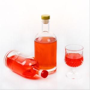 Vodka Empty Sealed Premium 200ml 375ml 500ml 750ml Fruit Wine Bottle Homemade Glass Rice Wine Empty Bottle