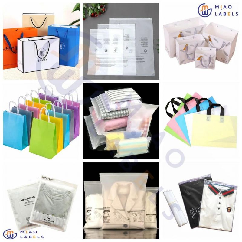 Guangzhou Factory Price Custom Logo Clear Logo Zip Lock Plastic Zipper Packaging Bag Clothing Bag