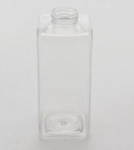 6oz Plastic Square Bottle for Cosmetic Packaging