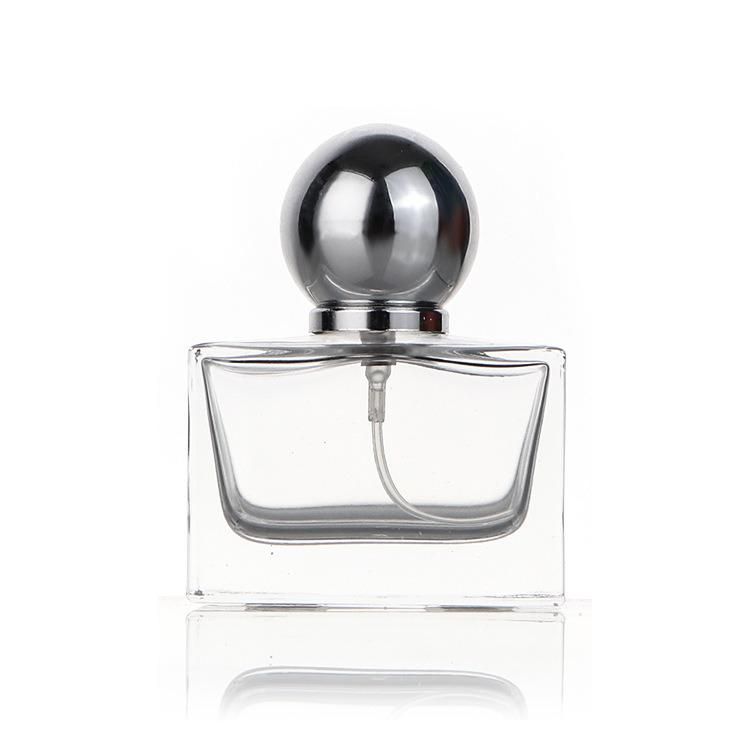Square Shaped 30ml 50ml 100ml Perfume Glass Bottle Fragrance Mist Sprayer Glassware Scent Atomizer Glass Container Cosmetic Bottle Beauty Case