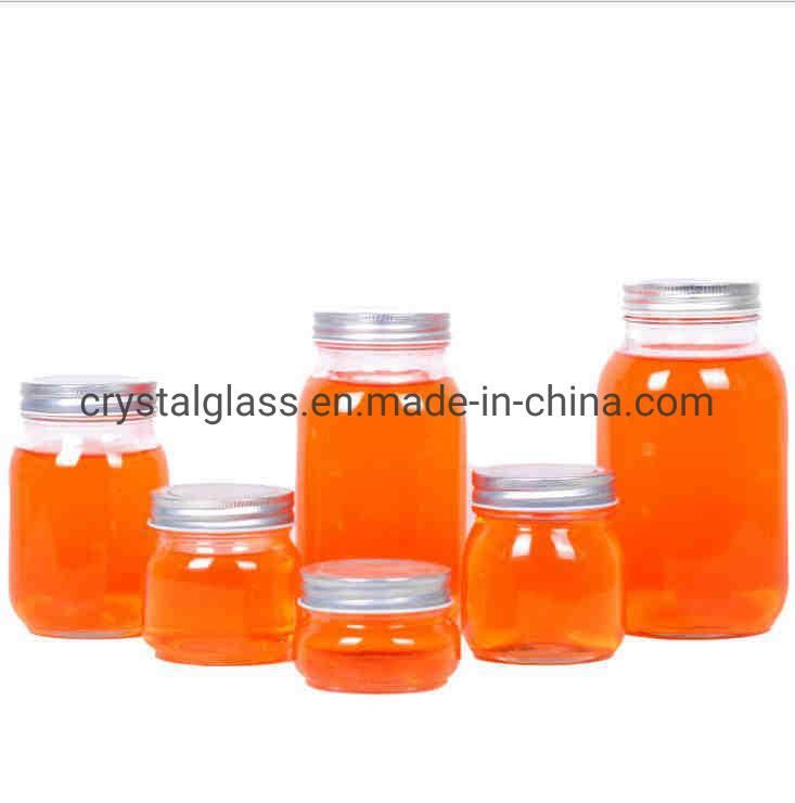 1L Regular Mouth Bulk 16oz 32oz Food Glass Mason Jars for Sale 480ml 750ml