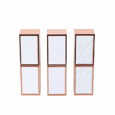 Wholesale Cosmetic Packaging Matte Red Square Lipstick Tube for Make up