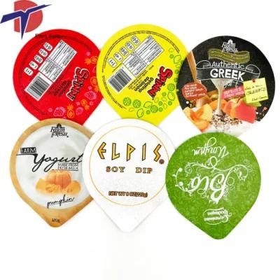 Die Cut Aluminum Foil Heat Seal Lids for Yogurt Cups