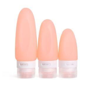 China Supplier Squeezable Silicone Travel Bottle/Reusable Silicone Cream Tube