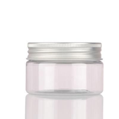 100ml Transparent Round Plastic Pet Cosmetic Jar (ZY03-A002)