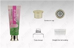 D30mm Pink and Green Gradient Color Abl Tube Customized Cosmetic Packaging