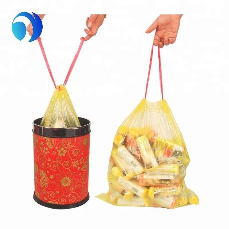 Clean Large Trash Garbage Trsah Bag Garbage Drawstring Rope Bags