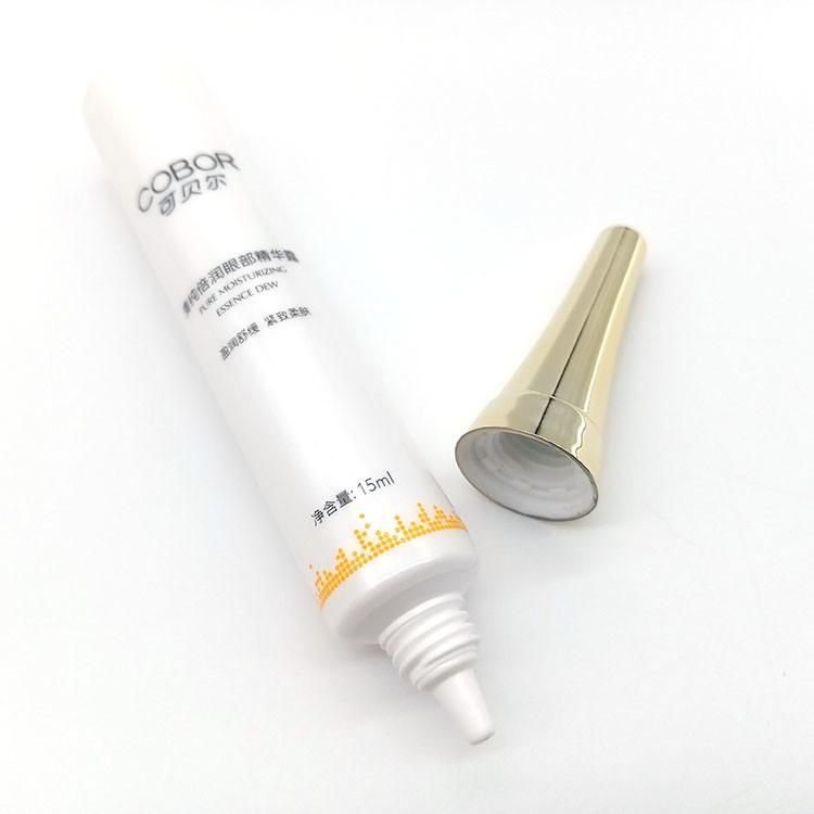 Cosmetics Cream Lotion Eye Cream Plastic Tube with Golden Cap