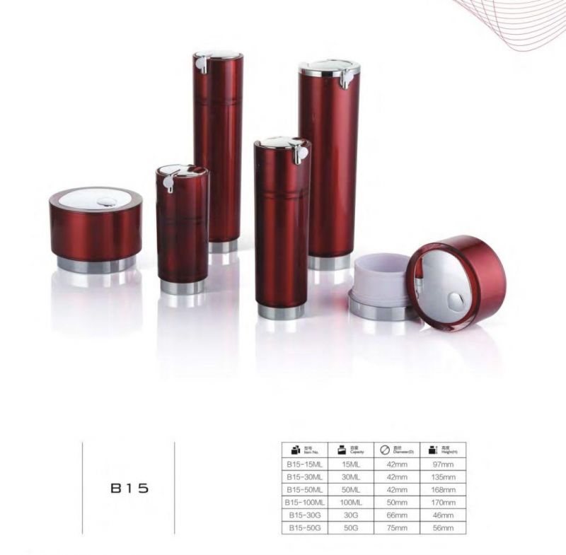 Cosmetic Plastic Bottle Have Stock Wholesale Cosmetic Container 15ml 30ml 50ml 60m Lelectroplated Silver Glass Bottle