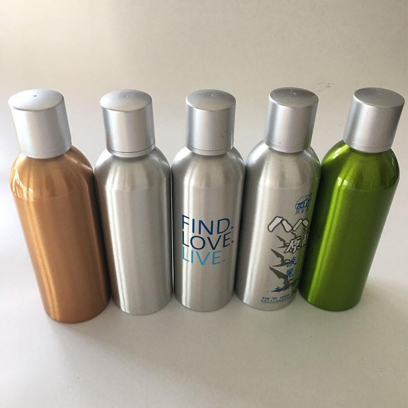 Screw Cap Aluminium Bottle for Alcoholic Drink Packaging